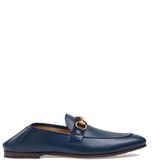  Giày Nam Gucci Leather Horsebit Loafer 'Blue' 