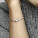  Vòng Tay Pandora Heart Shaped Clasp Bracelet Sterling 'Silver' 