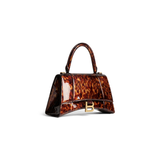  Túi Nữ Balenciaga Hourglass Small Tortoise Shell 'Brown' 