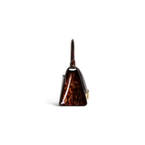  Túi Nữ Balenciaga Hourglass Small Tortoise Shell 'Brown' 