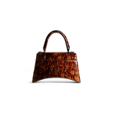  Túi Nữ Balenciaga Hourglass Small Tortoise Shell 'Brown' 