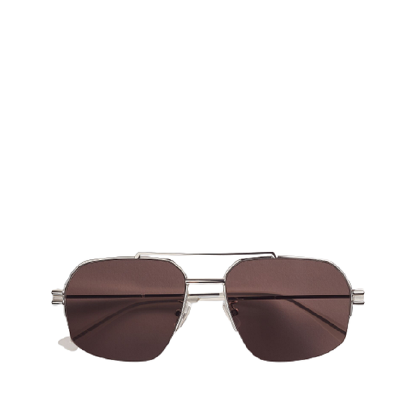  Kính Nữ Bottega Veneta Bond Silver 