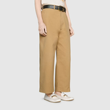  Giày Nam Gucci Loafer With Interlocking G Horsebit 'White' ‎ 