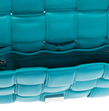  Túi Nữ Bottega Veneta Padded Intreccio Leather Ccross-body Bag 'Blue' 