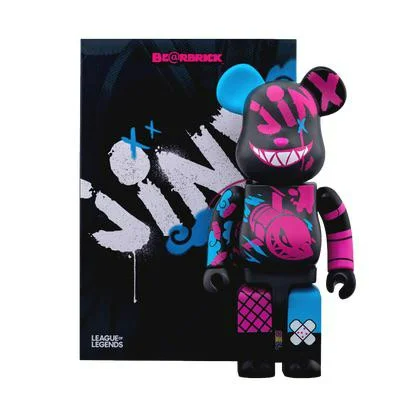  Mô hình Bearbrick × LOL Jinx 100% & 400% 