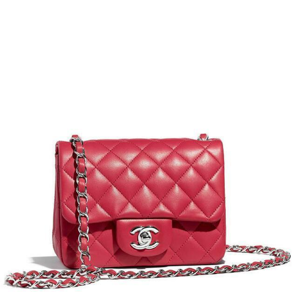  Túi Nữ Chanel Mini Flap Bag Sheep Leather 'Red' 