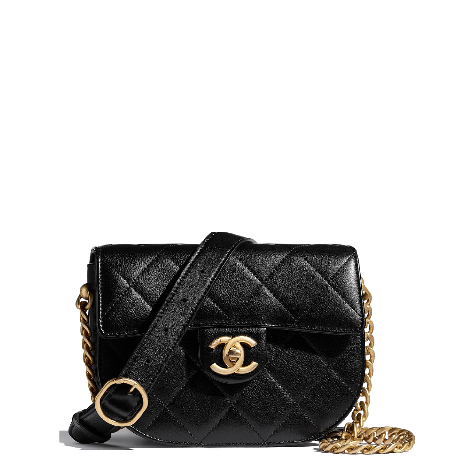 Túi Nữ Chanel Mini Messenger Bag Calfskin 'Black' AS2484B0552294305