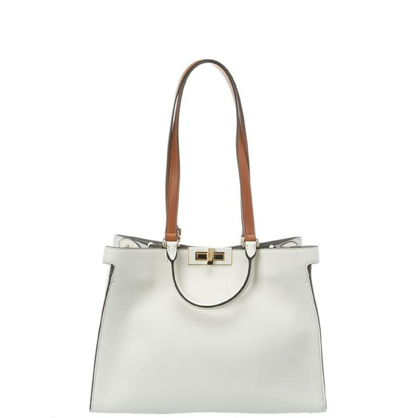  Túi Nữ Fendi Peekaboo X Small Leather 'White' 