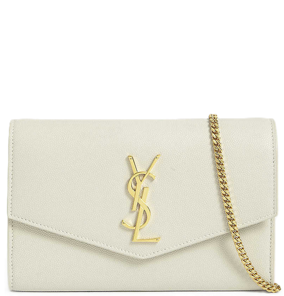  Túi Nữ Saint Laurent Uptown Chain Wallet 'Blanc Vintage' 