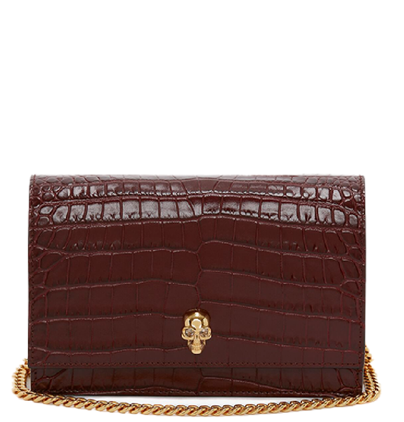  Túi Nữ Alexander McQueen Small Skull Bag 'Red' 