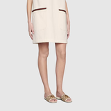  Dép Nữ Gucci Slide Sandal With Double G 'Beige' 