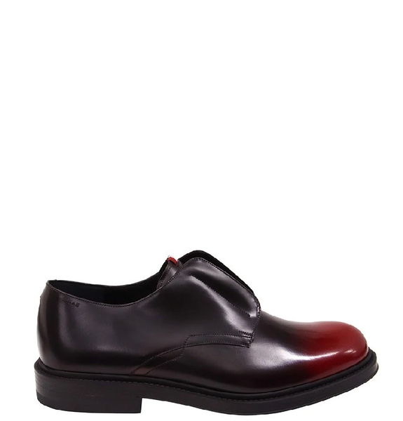  Giày Nam Bally Nitilcon/58 Brushed Calf Leather Derbys 'Prune' 