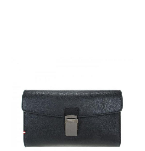  Túi Nam Bally Gully Leather Clutch 'Black' 