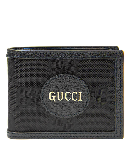  Ví Nam Gucci Short Fold Of The Grid 'Black' 