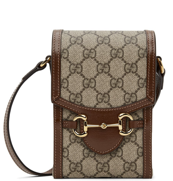  Túi Nam Gucci ‎Supreme Gucci 1955 Horsebit Mini Bag 'Ebony' 