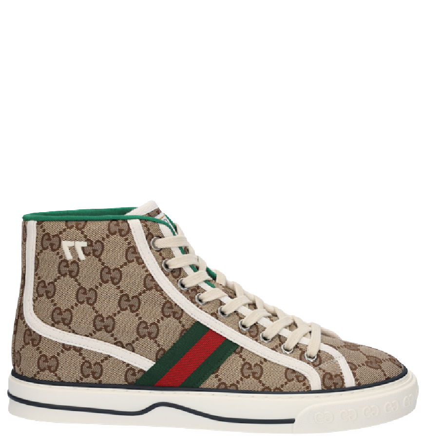  Giày Nam Gucci Tennis 1977 High Top Sneaker 'Beige' 