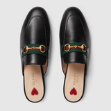  Giày Nữ Gucci Princetown Slipper Leather 'Black' 