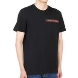  Áo Nam Alexander McQueen Alphabet Pattern Neck 'Black' 