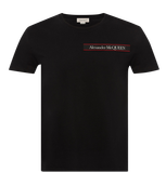  Áo Nam Alexander McQueen Alphabet Pattern Neck 'Black' 