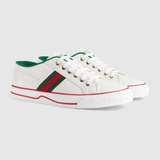  Giày Nam Gucci Tennis 1977 Sneaker Leather 'White' 