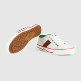  Giày Nam Gucci Tennis 1977 Sneaker Leather 'White' 
