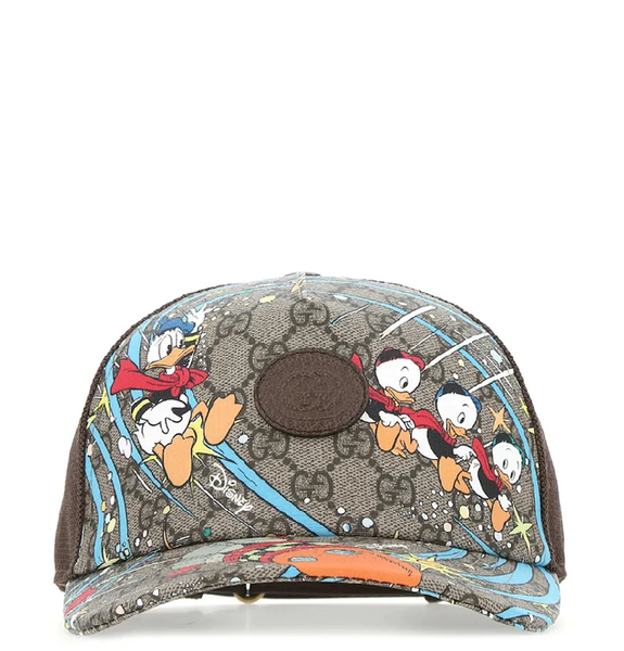  Mũ Nam Gucci x Disney Donald Duck Print Trucker Cap 'Multicolor' 