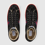  Giày Nam Gucci Tennis 1977 Sneaker 'Black Suede' 