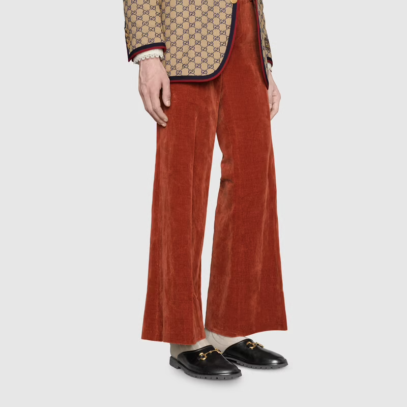  Giày Nam Gucci Slipper With Horsebit Leather 'Black' 