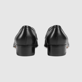 Giày Nữ Gucci Loafer Horsebit Leather 'Black' 
