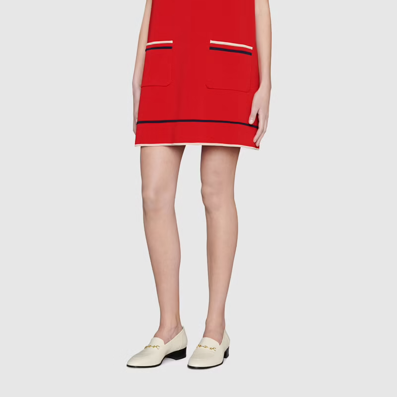  Giày Nữ Gucci Loafer Horsebit Leather 'White' 