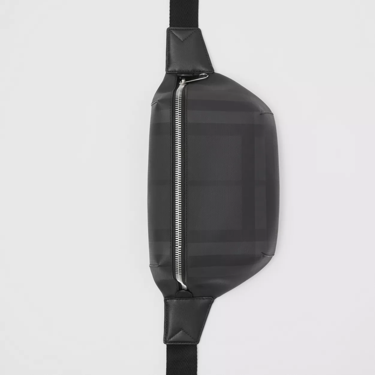Medium london check and leather bum bag new arrivals
