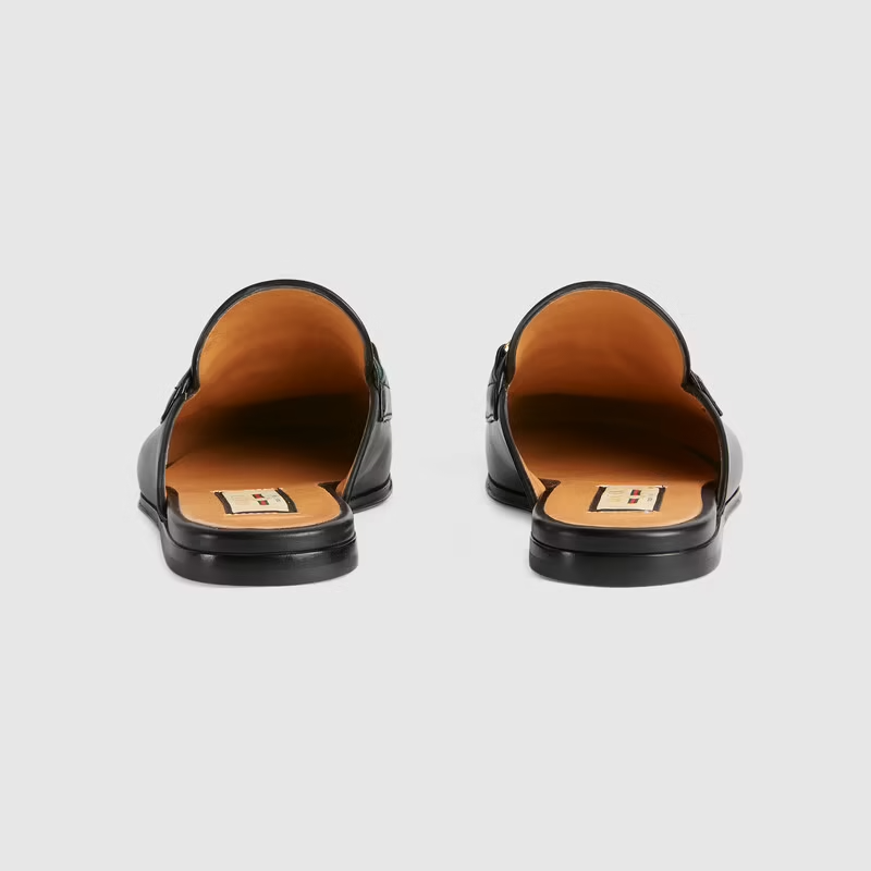 Giày Nữ Gucci Slipper With Tassels Leather 'Black' 