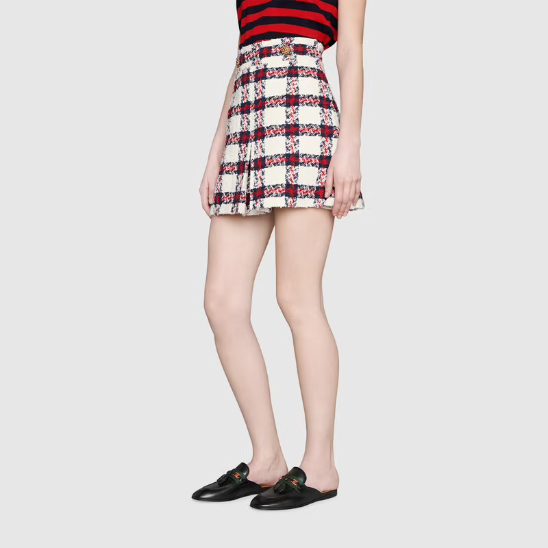  Giày Nữ Gucci Slipper With Tassels Leather 'Black' 