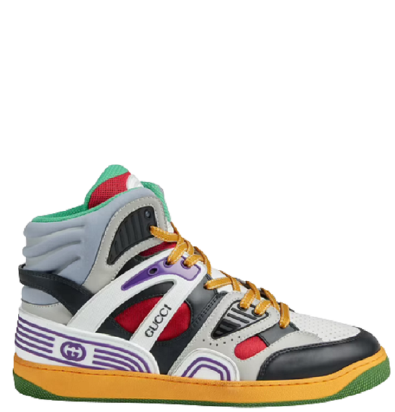  Giày Nam Gucci Basket Sneaker 'Multicolor' 