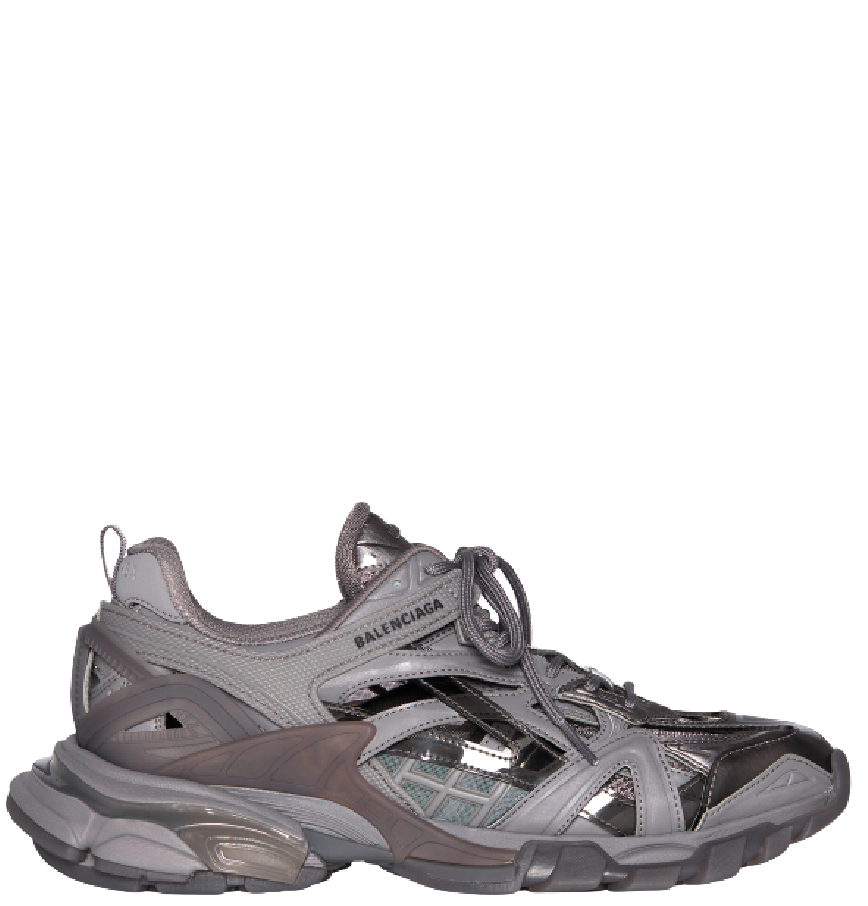  Giày Balenciaga Track.2 Sneaker Clear Sole 'Gray' 