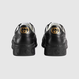  Giày Nam Gucci GG Embossed Leather 'Black' 