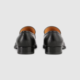  Giày Nam Gucci Loafer With Interlocking G 'Smooth Black' 