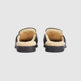  Giày Nữ Gucci Slipper With Double G 'Black' 