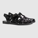  Dép Nam Gucci Sandal With Double G 'Black' 
