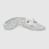  Dép Nam Gucci Sandal With Double G 'Silver' 