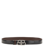  Thắt Lưng Nam Balenciaga Thin Reversible Calfskin 'Black' 