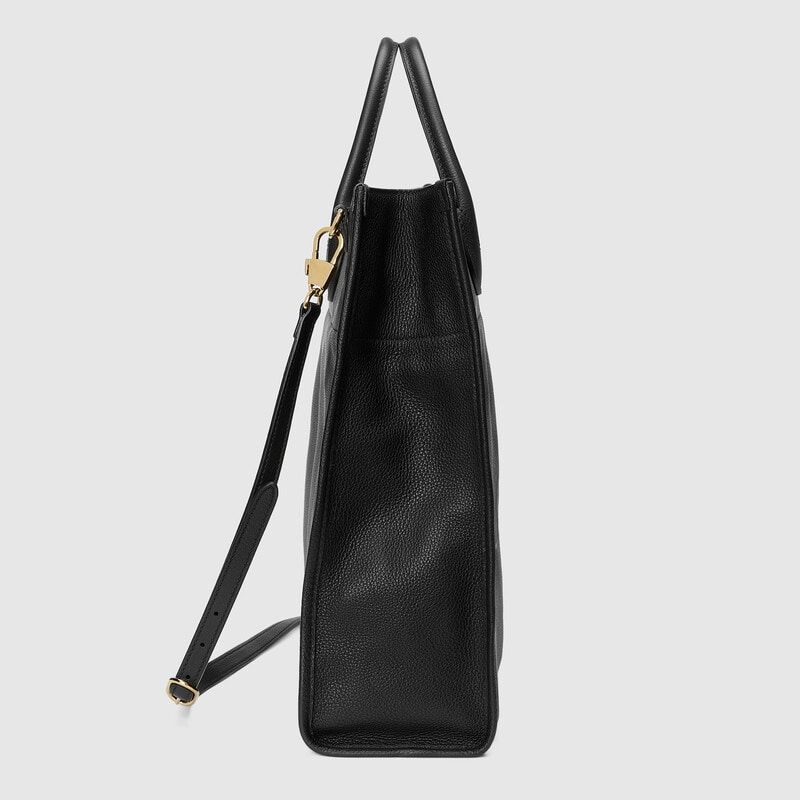 Túi Nữ Gucci Large Tote With Gucci Logo 'Black' 