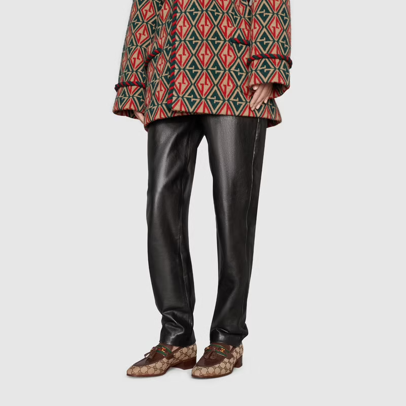  Giày Nữ Gucci GG Loafer Tassel 'Beige' 