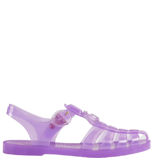  Dép Nữ Gucci Sandal With Double G 'Light Purple Rubber' 