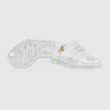  Dép Nữ Gucci Sandal With Double G 'Transparent Rubber' 