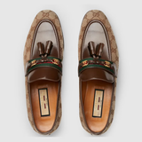  Giày Nam Gucci Loafer With Tassel 'Beige' 