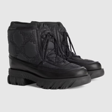  Giày Nam Gucci GG Ankle Boot 'Black' 