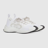  Giày Nam Gucci Run Sneaker Fabric 'White' 