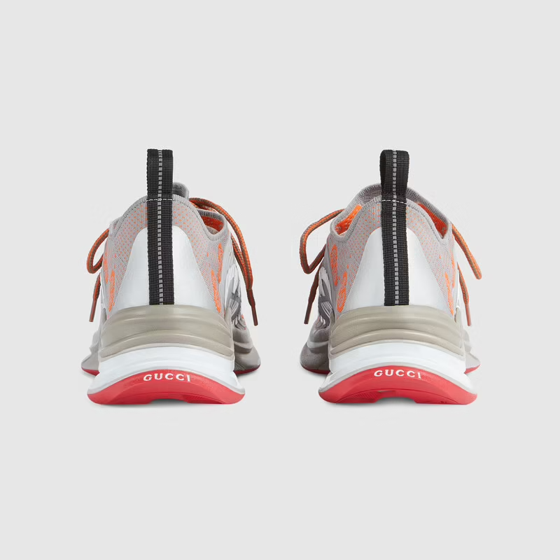  Giày Nam Gucci Run Sneaker Fabric 'Grey' 