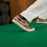  Giày Nam Gucci Tennis 1977 'Beige Ebony Jumbo GG Canvas' 